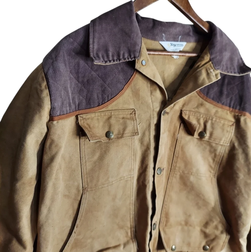 Vintage Key Imperial Hunting Duck Canvas Jacket Made in the USA